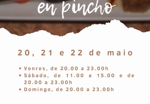 O Concello e a hostalaría de Moeche reeditan a ruta “De Pincho en Pincho”